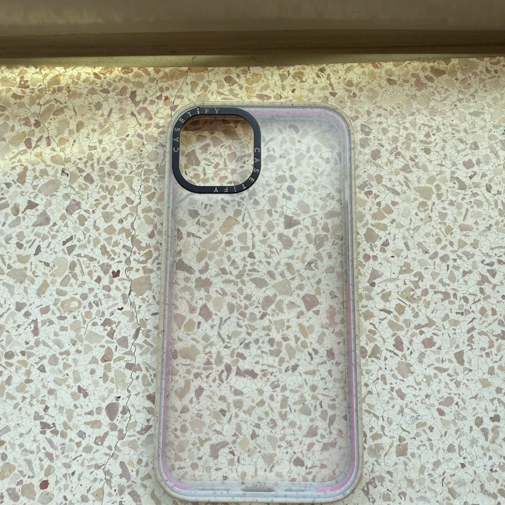 Casetify Clear Phone Case with Black Accents